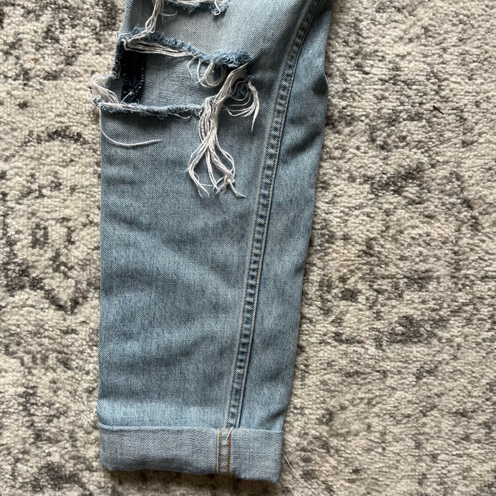 Rag and Bone high-rise distressed jeans - Picture 2 of 5